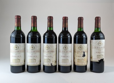 6 Blles CH. LASCOMBES, Margaux, GCC, 198...