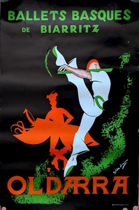 OLDARRA - Ballets basques de Biarritz, AFFICHE...