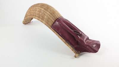 PETIT GANT DE CHISTERA en rotin et cuir ...